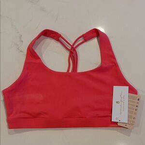 Spiritual Gangster Coral Sports Bra
